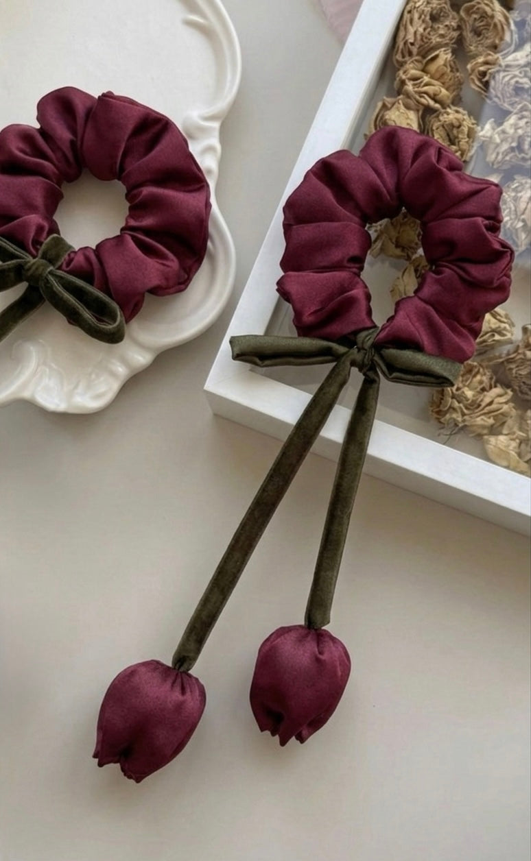 Scrunchie tulipán