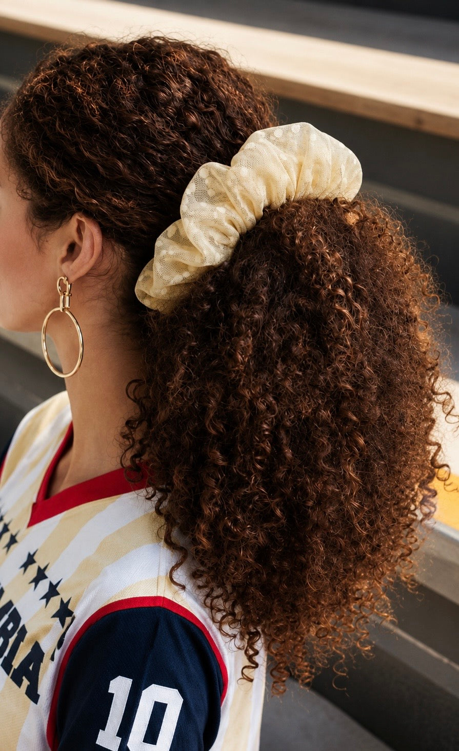 Scrunchie xxl maya mantequilla