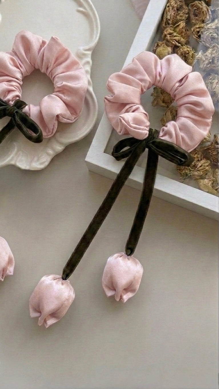 Scrunchie tulipán