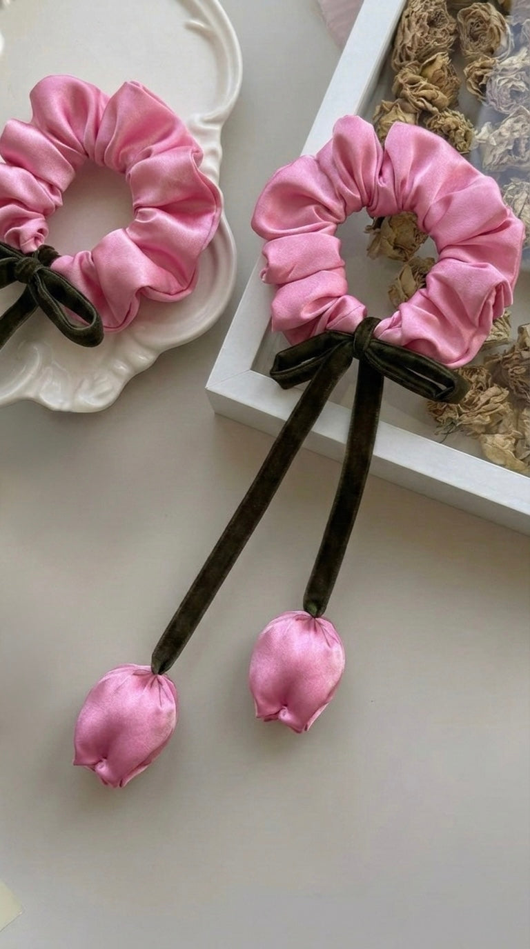 Scrunchie tulipán