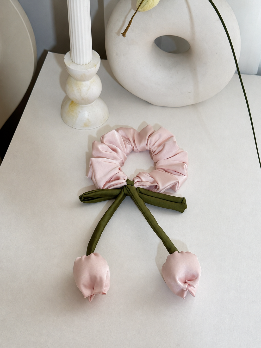 Scrunchie tulipán