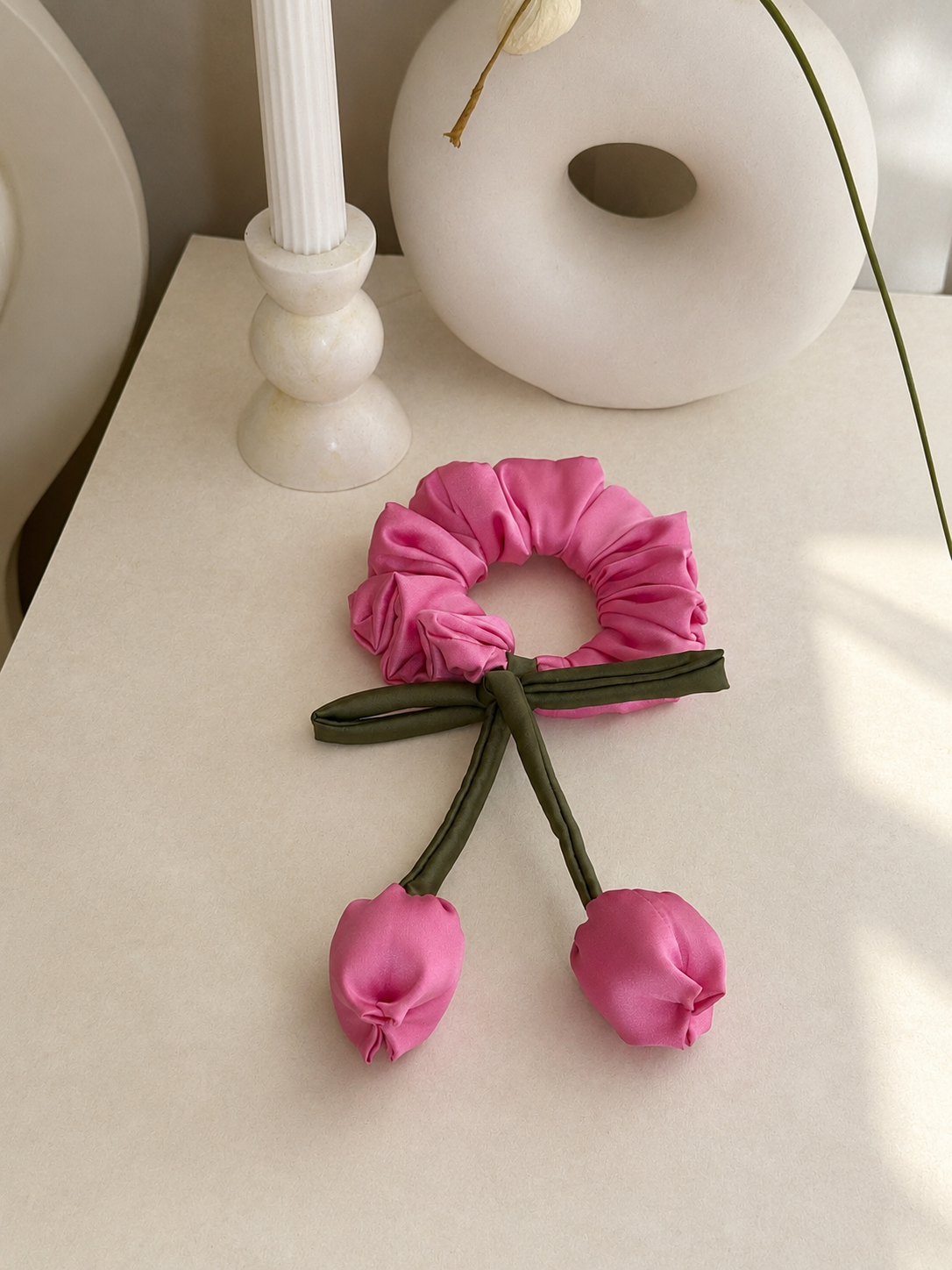 Scrunchie tulipán