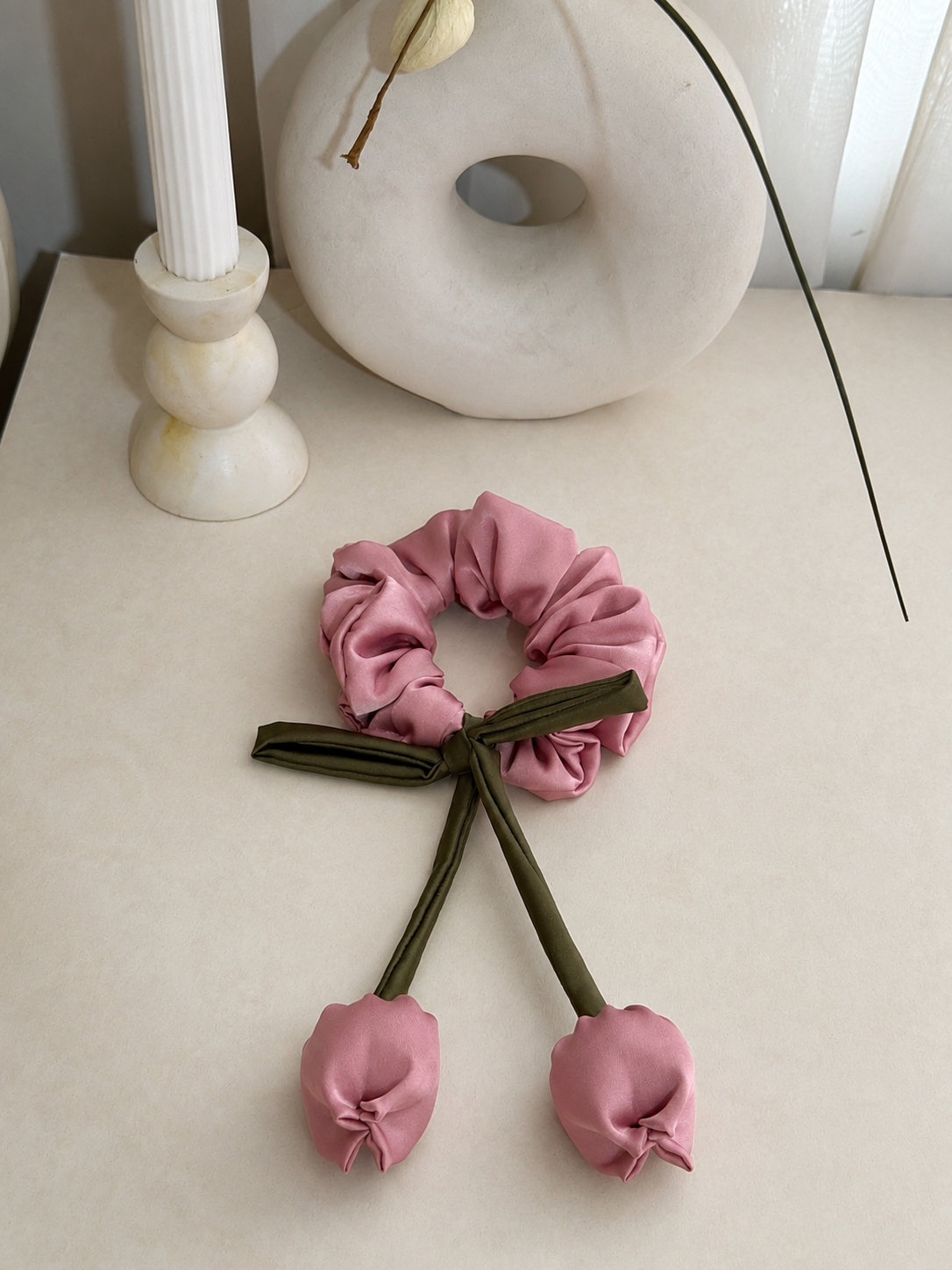 Scrunchie tulipán