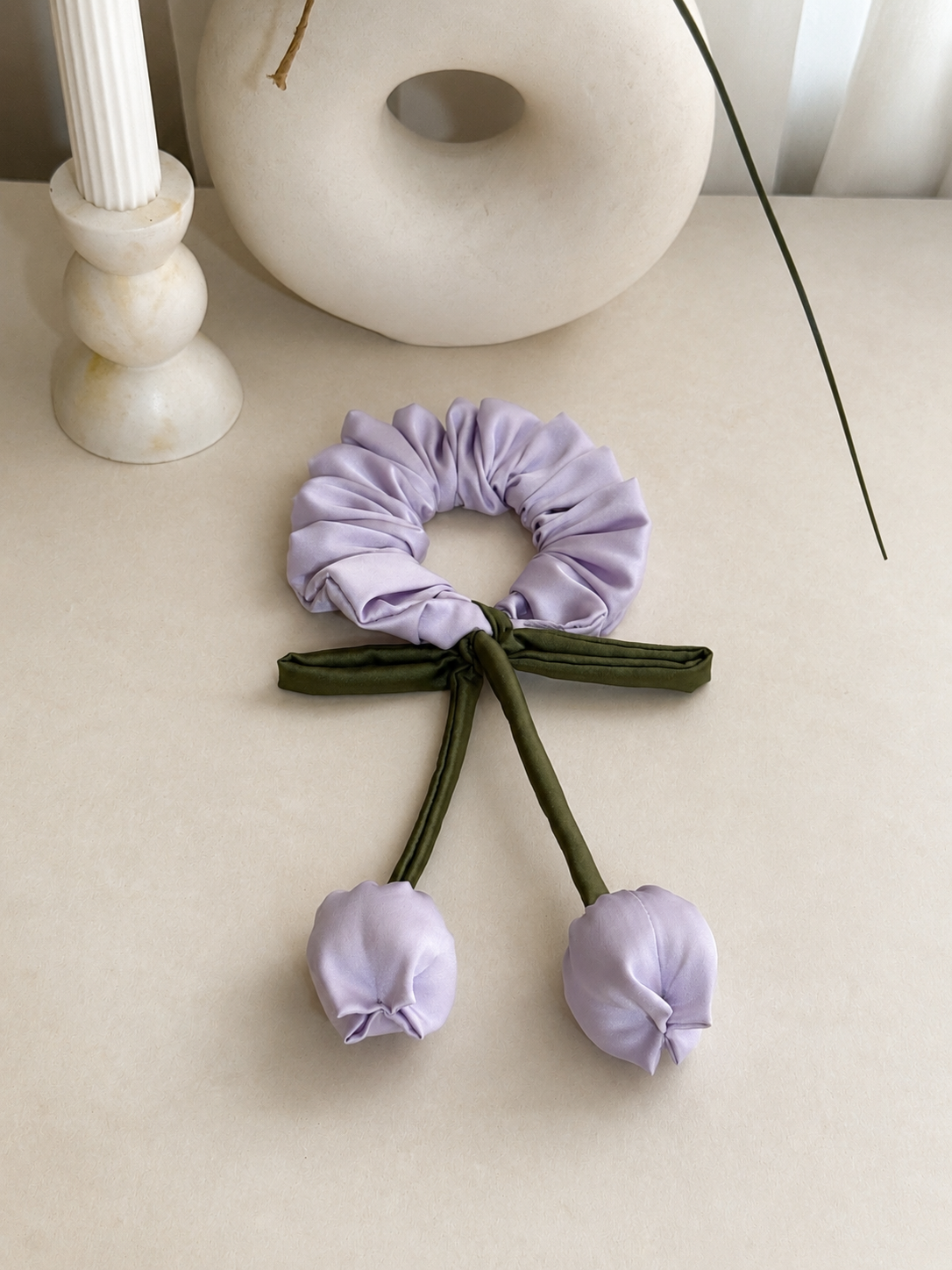 Scrunchie tulipán