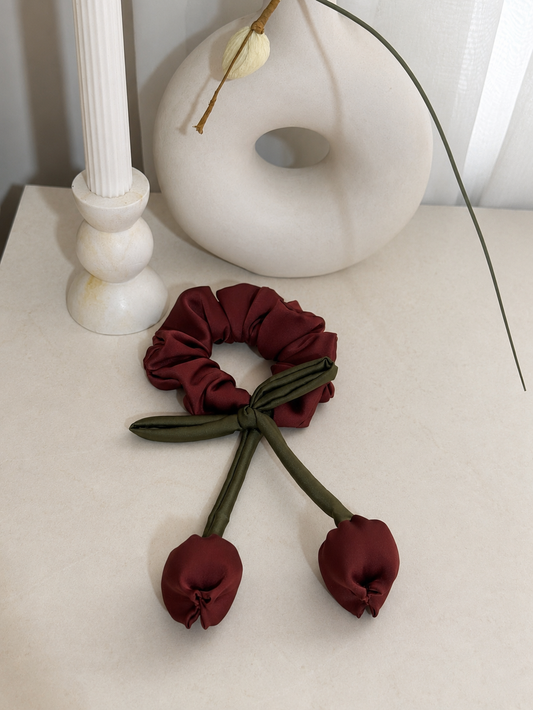 Scrunchie tulipán
