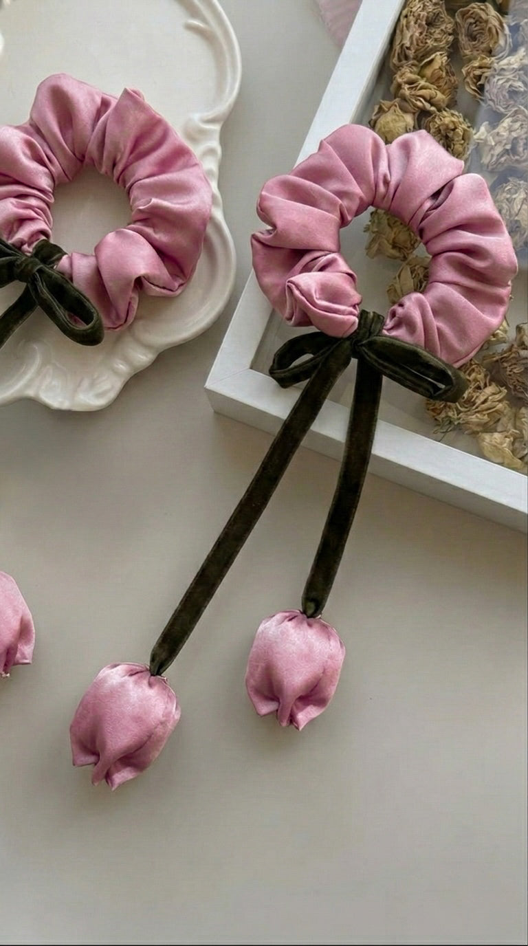 Scrunchie tulipán