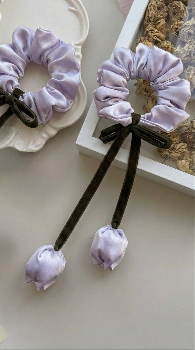 Scrunchie tulipán